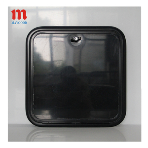 Porte de compartiment de camping-car personnalisable 400x450 mm, cadre en aluminium, porte d'accès de camping-car, porte de rangement de camping-car pour camping-car, caravane, autocaravane - Product Image 1