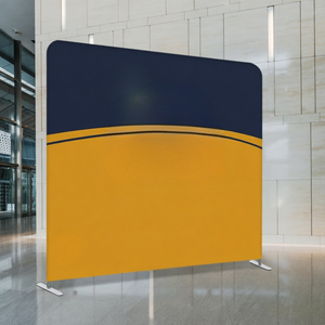 Support de toile de fond portable à action rapide avec cadre en aluminium léger et sac de transport pour annonces publiques - Product Image 1