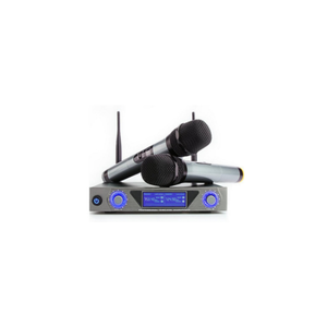 Microphone professionnel portable <span class=keywords><strong>MU</strong></span>-868, segment U, un à deux microphones KTV - Product Image 1
