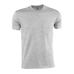 T-shirt - 633 S Industrial - Colore: Grigio - Tasca sul petto. Collo rotondo. 100% cotone, 140 g/m². - Product Image 2