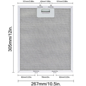 ไส้กรองเครื่องดูดควัน Filtstara รุ่น W10169961A สีเงินเทา สำหรับ Whirlpool Ikea Jenn Air - Product Image 3