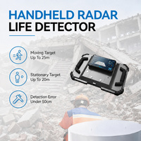 Détecteur de vie humaine par radar 2D LD-RII, localisateur de vie humaine, système de radar de sauvetage à positionnement sur deux axes pour la recherche et la localisation des victimes