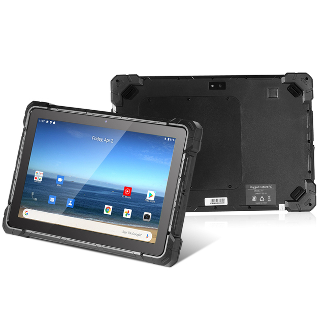 10.1\" Waterproof Rugged Android Industrial Tablet PC with 4GB RAM 64GB Storage 1D/2D Barcode Scanner New