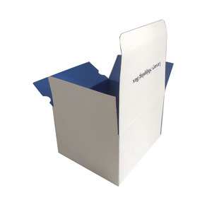 <span class=keywords><strong>Caja</strong></span> de correo de envío de cartón personalizada con cierre automático superior <span class=keywords><strong>azul</strong></span> de alta calidad con cinta adhesiva con cremallera y tira de arranque - Product Image 6