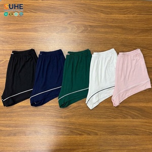 Conjunto de Pijama de Verano para Mujer SUHE, de Rayón, Manga Corta, con Botones, Ribete, Bolsillos, Pantalones Cortos, Ropa de Dormir Cómoda y Transpirable - Product Image 6