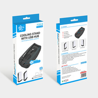 KJH Ventilateur de refroidissement filaire Stand 3 Hub Accessoires Usine Vente en gros pour Sony pour PlayStation 5 DE UHD Console de jeu DE UHD Console
