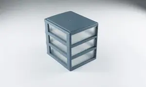 Kotak Makeup laci plastik Mini