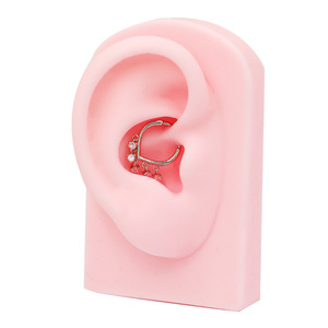 Gaby <span class=keywords><strong>Piercing</strong></span> de Acero Quirúrgico 316L con Segmento Articulado en Forma de Corazón, Clicker para Septum, Aro para Oreja <span class=keywords><strong>Daith</strong></span> y Anillo para Nariz - Product Image 4