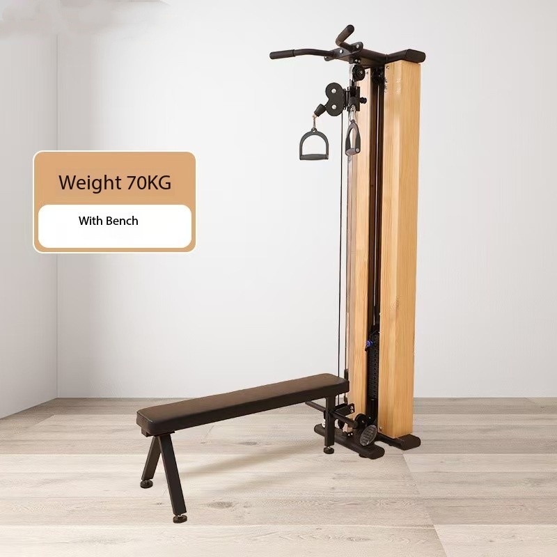 Contrappeso giallo da 70 kg con sgabello