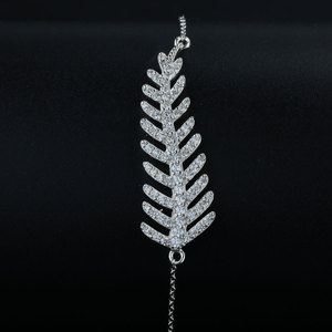 केयूयूई 925 स्टर्लिंग सिल्वर सीज़ फूल चार पत्ती क्लैवर लिके लिए बेडेड ब्रेसलेट ब्रेसलेट ब्रेसलेट ब्रेसलेट - Product Image 2