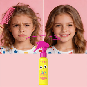 Spray démêlant pour cheveux d'enfants, brume soyeuse naturelle personnalisée, traitement réparateur capillaire, <span class=keywords><strong>protecteur</strong></span> thermique pour les cheveux - Product Image 1