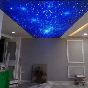 blue star decorative printing pvc ceiling film