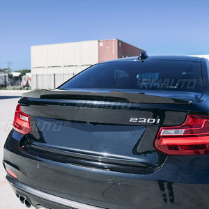 Alerón Trasero de Fibra de Carbono Estilo MP M4 PSM para BMW Serie 2 F22 F23 F87 2014-2021, Negro Brillante - Product Image 5