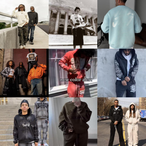 Survêtements de jogging personnalisés brodés pour hommes, coupe ajustée, 100% coton, cargo, sweats à capuche et sweat-shirts pour hommes - Product Image 6