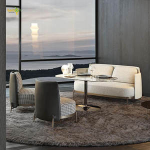 Nuovo arrivo moderna di lusso di legno telaio in metallo gamba divano set for living room - Product Image 3