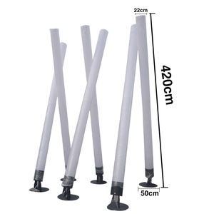 Lampadaire solaire 40W RVB IP65 étanche pour l'extérieur avec lumière chaude 3500K pour jardin, chemin et <span class=keywords><strong>parking</strong></span>. - Product Image 3