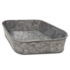 Pot de fleurs en fer plaqué, 30 pièces, décoration de jardin, métal, gris, oxydation, forme carrée, Design élégant, jardinière, Style moderne - Product Image 1