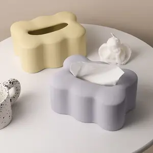 现代简约陶瓷纸巾盒纸抽屉设计创意摆件茶几储物抽屉盒