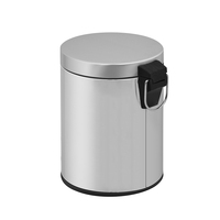 Haute qualité 30L + 5L en acier inoxydable pédale poubelle poubelle ménage poubelle Lixeira Contenedor De Basura hôtel poubelle