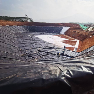 Géomembrane en HDPE résistante à la corrosion et imperméable, revêtement de barrage de déchets miniers, lagune minière - Product Image 4