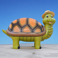 Bancs de relaxation confortables en forme de tortue de dessin animé, résistants aux intempéries, pour centres commerciaux, entrées de cafés, zones enfants, style européen