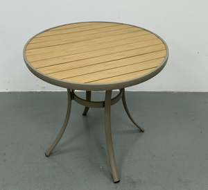 Modern Outdoor <b>Foldable</b> Waterproof Plastic Wooden <b>Table</b> <b>Chair</b> Set for Hotel & Villa Use Square Round <b>Tables</b> French Bistro <b>Chairs</b> - Product Image 1