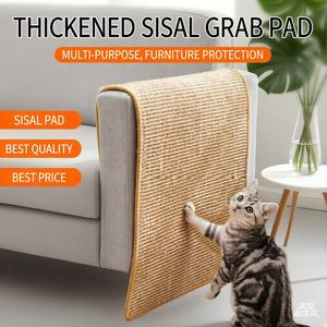 Moderno Tappetino Multifunzionale in Sisal <span class=keywords><strong>per</strong></span> Gatti, Antiscivolo, <span class=keywords><strong>per</strong></span> Affilare le Unghie e Proteggere Mobili e Pareti - Product Image 1