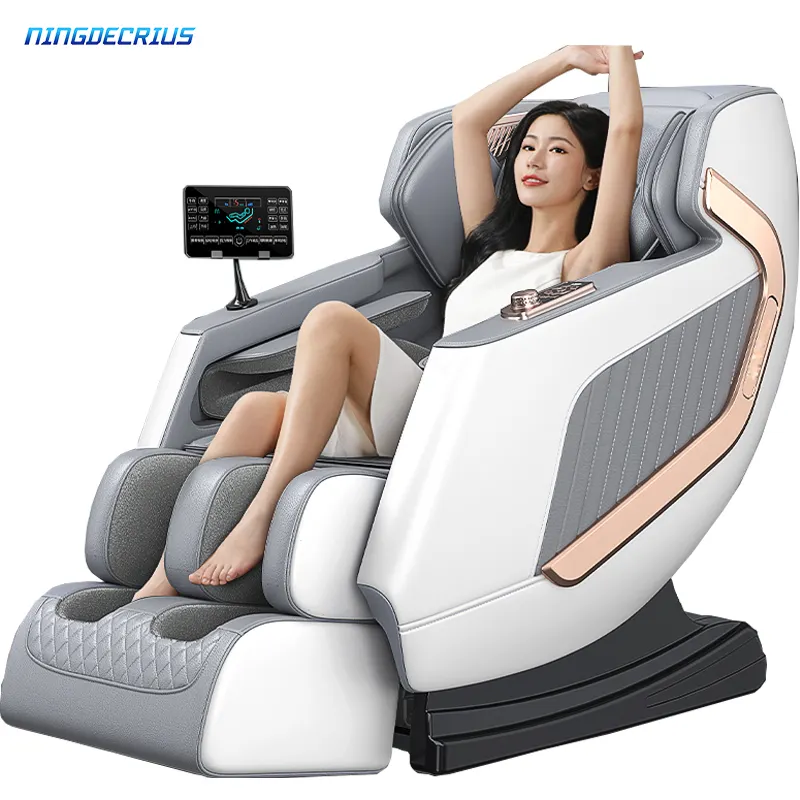 NINGDECRIUS luxury high end zero gravity smart commercial full body shiatsu neck and portable back massage chair with foot s