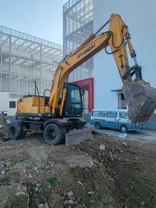 Excavadora de Ruedas Hyundai 150W-7 con Motor Cummins, Capacidad de la Cuchara de 0.67 <span class=keywords><strong>m</strong></span>, Excavadora de Ruedas Hyundai Serie 7 - Product Image 2