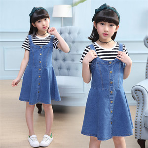 Nuevo Modelo de Verano, Conjunto de Ropa Coreana para Niñas, con Top y Falda, Ropa Infantil, Maquillaje para Niñas, Vestido - Product Image 2