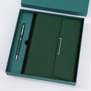 Executive Business Style <b>Notebook</b> Gift <b>Set</b> Premium PU Leather Journal Digital Printing for Custom Branding Promotional Events - Product Image 2