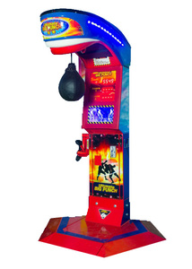Machines de boxe à monnayeur, simulateur de boxe géant rouge, machine d'amusement <span class=keywords><strong>King</strong></span> of Hammer pour intérieur ou extérieur - Product Image 2