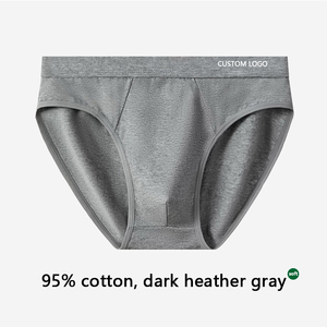 Cuecas Personalizadas para Homens, Estilo Boxer de Algodão de Cintura Média para Homens, Fábrica/Produtor de Cuecas Masculinas com Logo Personalizado - Product Image 3