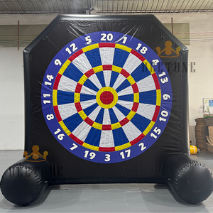 Jeu de fête <span class=keywords><strong>cible</strong></span> gonflable football tableau de fléchettes balle adhésive fléchettes de football gonflables - Product Image 3