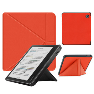 <span class=keywords><strong>Kobo</strong></span> N428 Soft Shell Magnetic Sleep Housse de protection en cuir 2024 <span class=keywords><strong>Kobo</strong></span> <span class=keywords><strong>Libra</strong></span> Couleur E-Book Case pour Kindle Made PU Silicon - Product Image 1