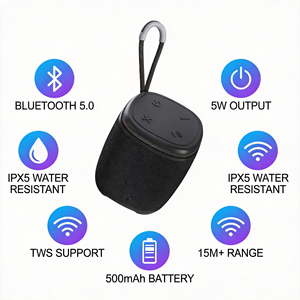 PJT-BSP2346 pour haut-parleur 5.0 avec batterie intégrée (500 mAh) pour home cinéma et utilisation avec téléphone portable, canal unique - Product Image 5