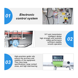 JD-L600 Whole Board <b>Drilling</b> Opener Pneumatic Control 380V 2250W Large Stroke Digital Display Aluminum Window Door Cutting - Product Image 4