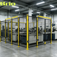 Valla de Seguridad Automatizada para Máquinas y Celdas Robóticas, Embalaje Plano Enmarcado para Plantas de Fabricación, Protección Perfecta