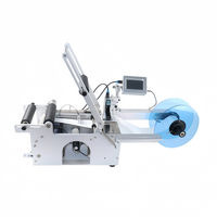 Applicatore di Etichette Rotonde da Tavolo con Codificatore di Data Integrato - Soluzione di Etichettatura Versatile per Bottiglie e Lattine