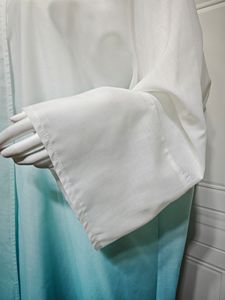 <span class=keywords><strong>M</strong></span>-154 Busana Muslimah Abaya untuk Wanita Bahan Bernapas Anti Kusut Lengan Panjang Sepanjang Mata Kaki Motif Cetak Digital Turki Semua Ukuran - Product Image 6