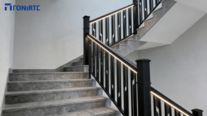 Valla de Seguridad para Balcón, Escaleras, Decorativa para Jardín, Valla Metálica de Privacidad para Exteriores, Moderna de Aleación de Aluminio - Product Image 3