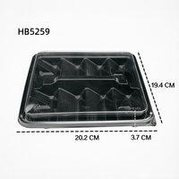 Contenants en plastique de haute qualité pour aliments, desserts, biscuits, pâtisseries, pains, emballages PET, boîtes à gâteaux Tiramisu