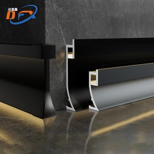 <span class=keywords><strong>Plinthe</strong></span> moderne en alliage d'aluminium résistant à l'eau avec câblage caché lumières intégrées pour la décoration d'hôtel et de villa - Product Image 1