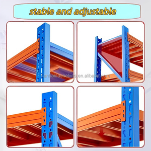 70" W Steel <strong>Shelving</strong> Heavy Duty Storage Shelves 4 Tier <strong>Tall</strong> Steel Industrial <strong>Shelving</strong> Adjustable Standing Shelf for Warehouse - Product Image 6