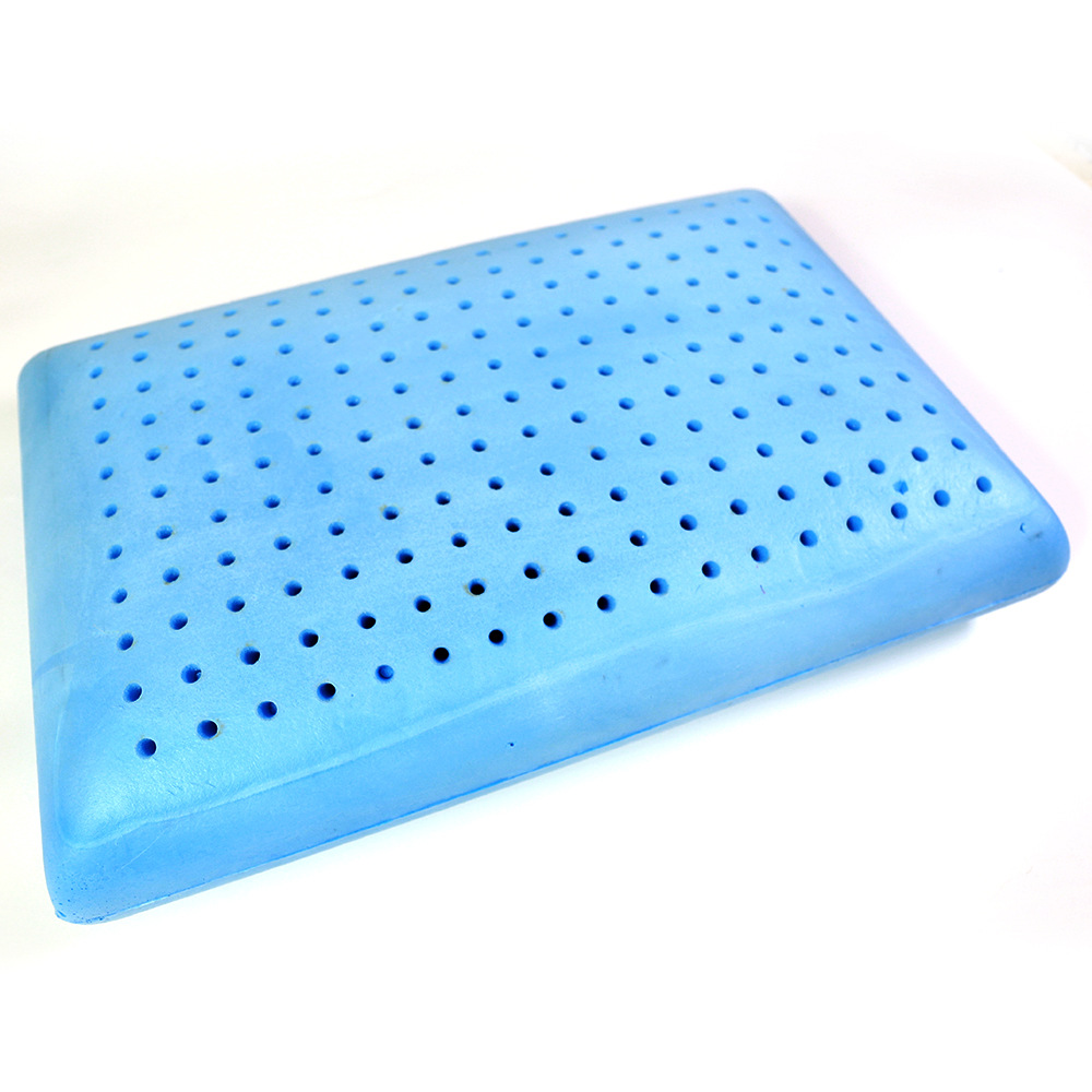 Funda de almohada azul