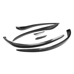 6/pz in fibra di carbonio <span class=keywords><strong>paraurti</strong></span> canard splitter per <span class=keywords><strong>Mercedes</strong></span> <span class=keywords><strong>classe</strong></span> <span class=keywords><strong>A</strong></span> A45 Pre-LCI 2014-2015 W176 <span class=keywords><strong>paraurti</strong></span> anteriore laterale W176 canard splitter - Product Image 3