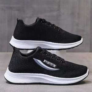 Nuevo Estilo de Zapatos Casuales Cómodos con Cordones para Hombre, Transpirables, Antideslizantes, de PU+Goma, para Caminar y Correr al Aire Libre, Primavera, Verano, Otoño - Product Image 2