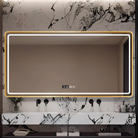 Espejo de Baño LED Inteligente con Bluetooth, Resistente al Agua IP65, Luz Regulable Antivaho para Proyectos Hoteleros