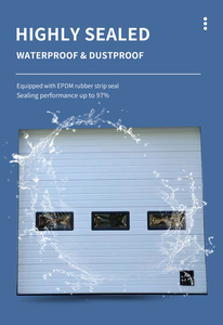 Phong Cách Hiện Đại Thép Trắng Dọc Cắt Cửa Nhà Để Xe Trượt Nâng Cơ Chế Nhà Máy Giá Hoàn Thành Nội Thất Cửa Khác - Product Image 6