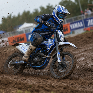 Motocicleta Todoterreno KT2 CB300 Refrigerada por Aire, Motocicleta <span class=keywords><strong>de</strong></span> Carreras Azul con Rueda Delantera <span class=keywords><strong>de</strong></span> 21 Pulgadas para Carreras <span class=keywords><strong>de</strong></span> Montaña - Product Image 4
